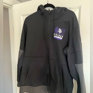 Minnesota Vikings Full Zip - Men’s Large